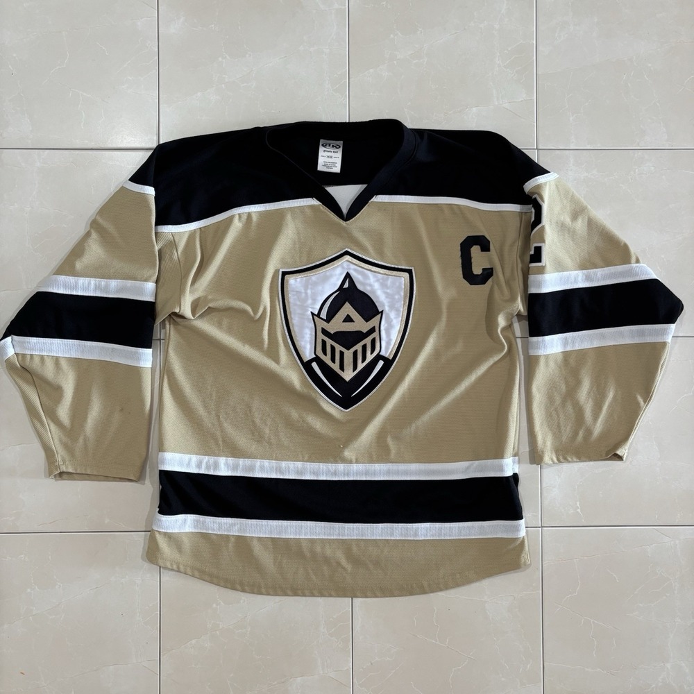 Vegas Knights Hockey Jersey Men's M Captain Beer League Sweater Minor League Y2K